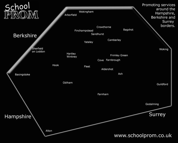School Proms in Hampshire, Surrey and Berkshire